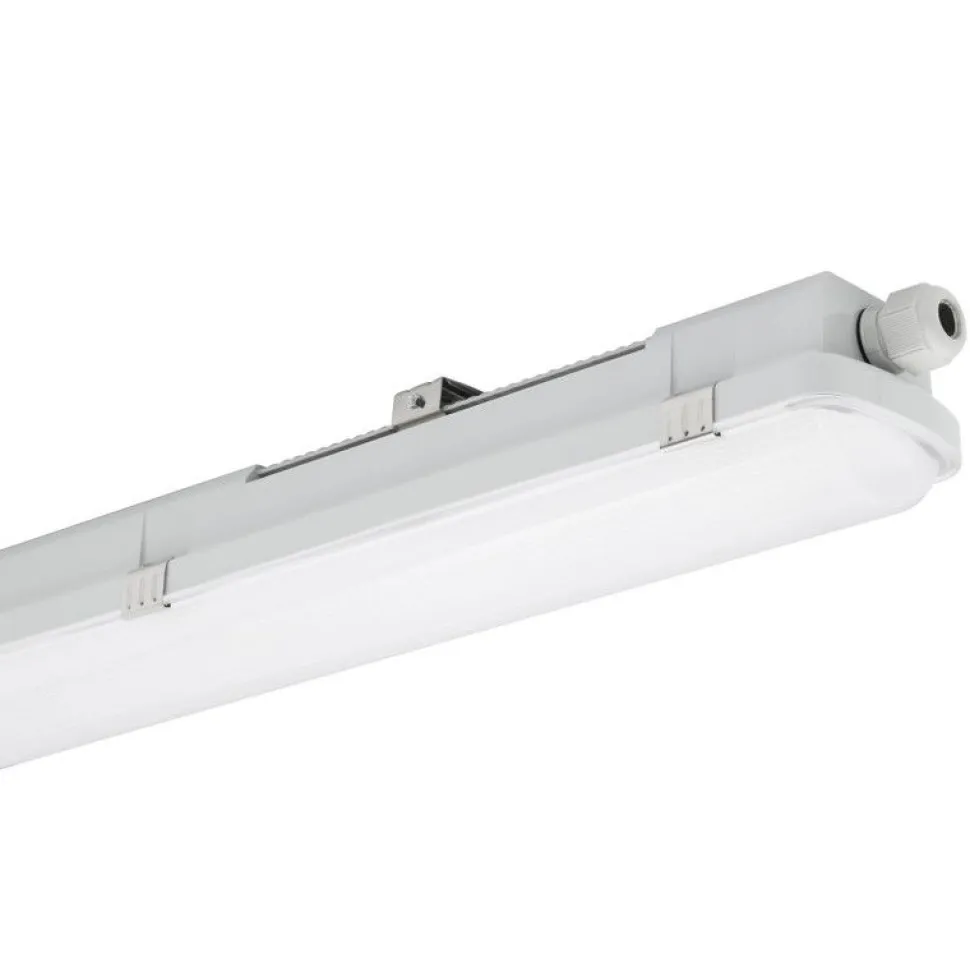 LED-teollisuusvalaisin Sylvania Resisto 55W 4000K IP66 1500mm harmaa