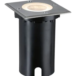 LED-terassivalaisin Paulmann Floor, Smart Home Zigbee 3.0, IP67, 11x11cm, RGBW+, harjattu rauta