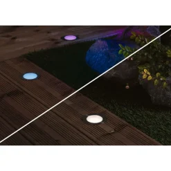 LED-terassivalaisin Paulmann Plug & Shine Floor, Smart Home Zigbee 3.0, IP67, RGBW+, 2W, rst