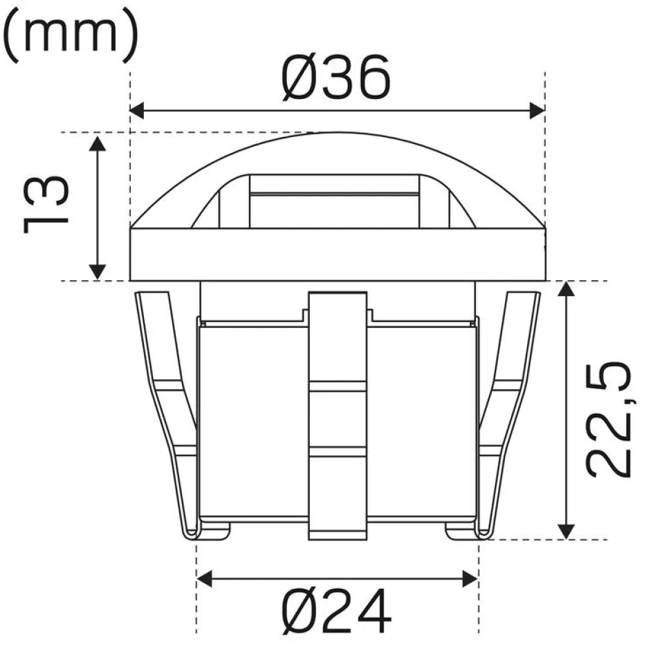 LED-terassivalaisin Hide-a-lite Steplight Garden alumiini 3000K