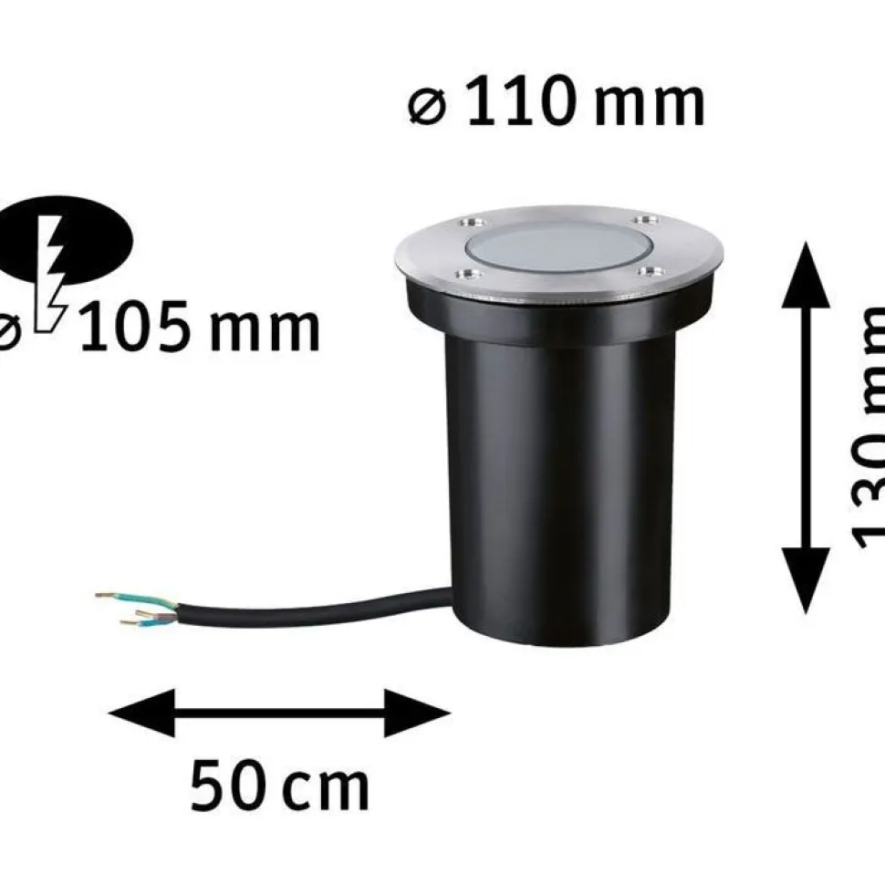 LED-terassivalaisin, IP65, 110mm, 2200K, rst