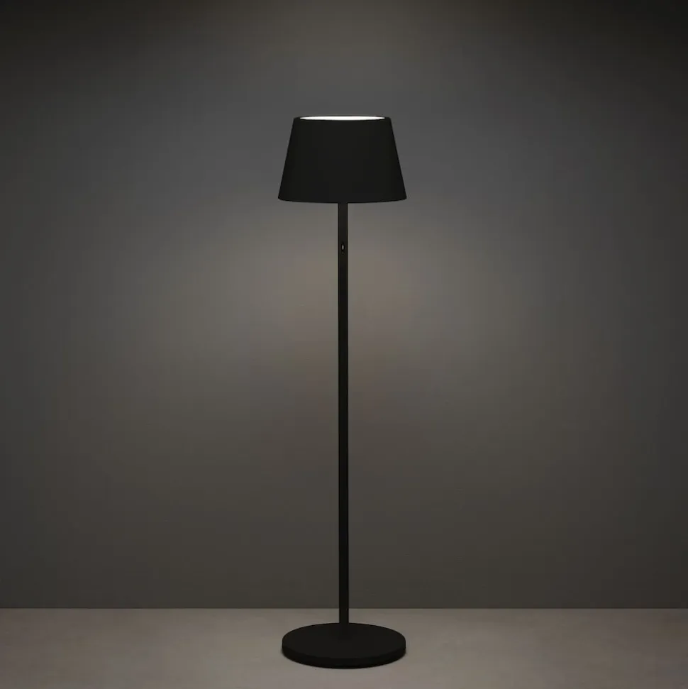 LED-terassivalaisin Konstsmide Lounge Pomezia 7824-750, ladattava, musta