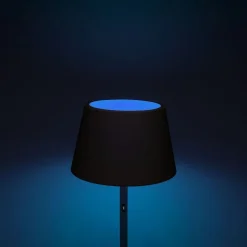 LED-terassivalaisin Konstsmide Lounge Pomezia 7824-750, ladattava, musta