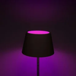 LED-terassivalaisin Konstsmide Lounge Pomezia 7824-750, ladattava, musta
