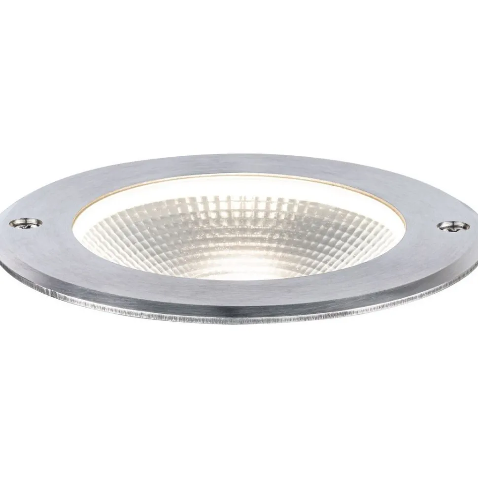 LED-terassivalaisin Paulmann Floor, IP67, 12cm, 3000K, rst
