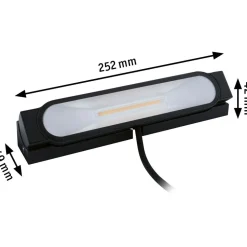 LED-terassivalaisin Paulmann Ito, IP67, 252x49mm, 3000K, antrasiitti