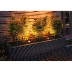 LED-terassivalaisin Paulmann Plug & Shine Floor, IP67, 2200K, 4.5W, antrasiitti