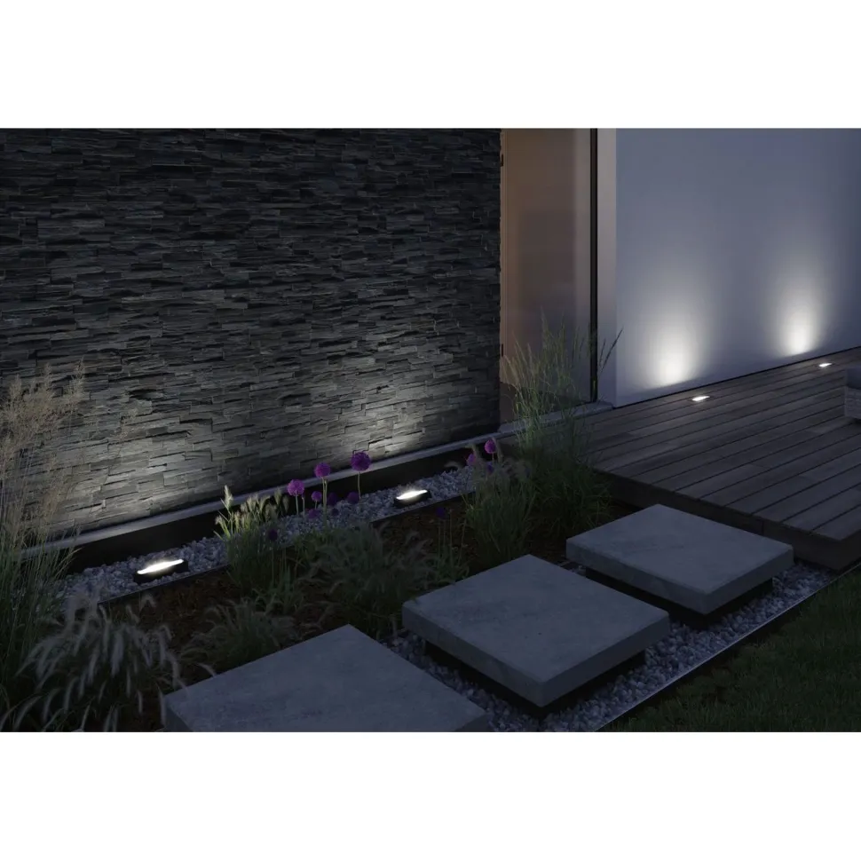 LED-terassivalaisin Paulmann Plug & Shine Ito, 25.2cm, IP67, 3000K, antrasiitti