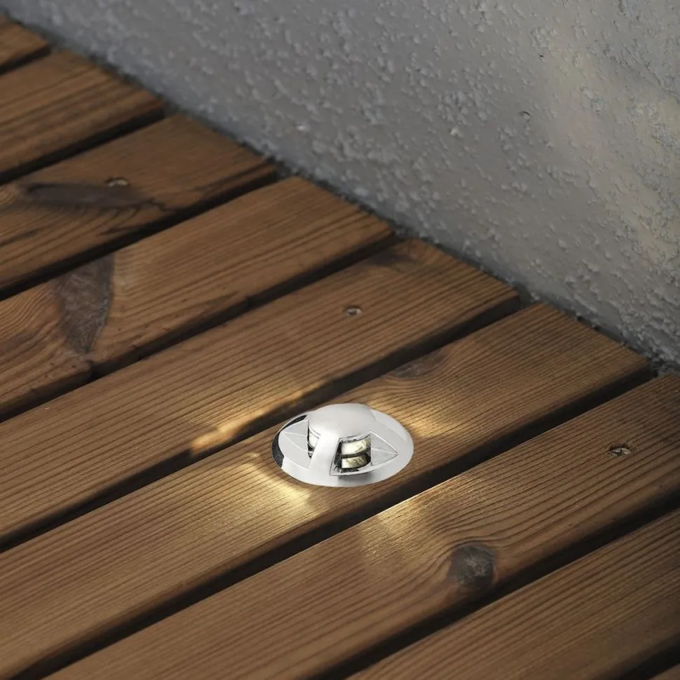 LED-terassivalaisinsarja konstsmide Mini LED 7467-000 6x0.36W kuvulla teräs 6-osainen