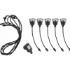 LED-terassivalosarja Malmbergs Ground III Kit 5x0.6W, IP67, teräs