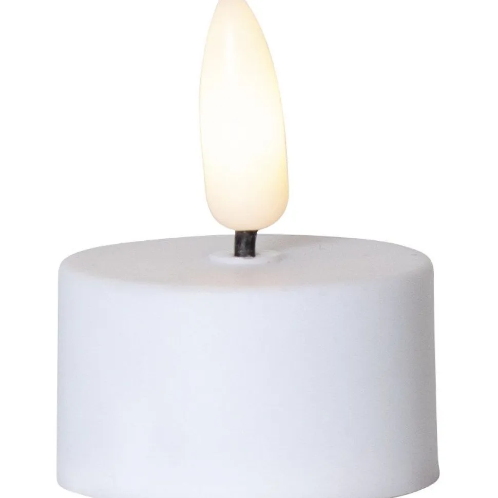 LED-tuikkukynttilä Star Trading Flamme, 5cm, 2kpl, valkoinen