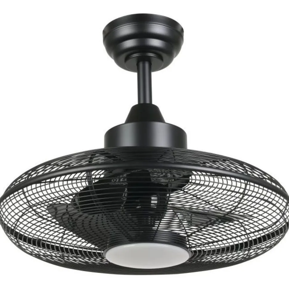 LED-tuuletinvalaisin Eglo Igeldo, musta