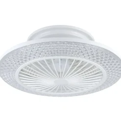 LED-tuuletinvalaisin Eglo Malinska, valkoinen