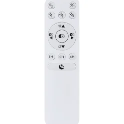 LED-tuuletinvalaisin Globo Travo Ø50cm, 3000-6500K, musta