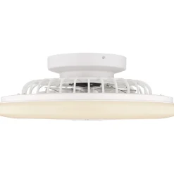 LED-tuuletinvalaisin Globo Travo Ø50cm, 3000-6500K, musta