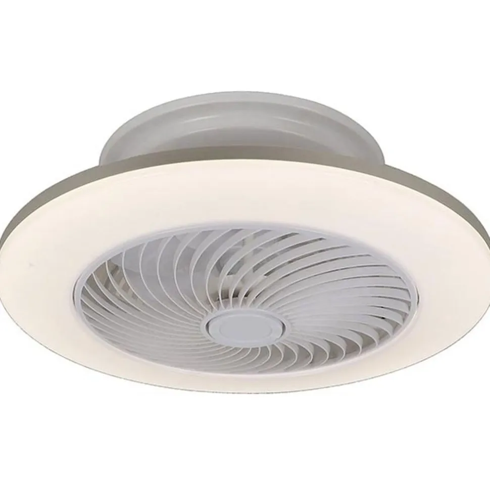 LED-tuuletinvalaisin Rabalux Dalfon CCT 3000-6000K 36W Ø55 cm valkoinen