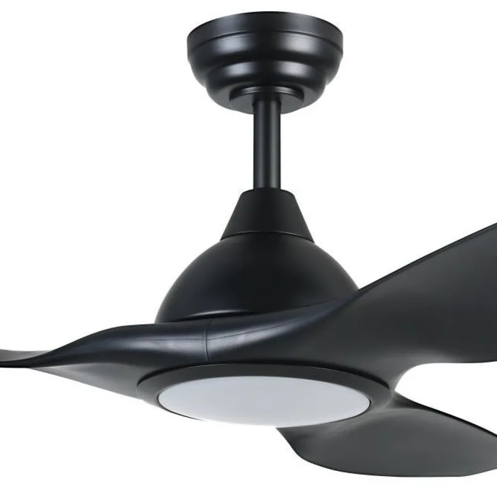 LED-tuuletinvalaisin Eglo Tunitas, musta
