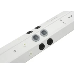 LED-työpistevalaisin Airam Handy 750, 11W/830/840, 750x74mm, 2-osainen pistorasia+kytkin, IP21, valkoinen/opaali