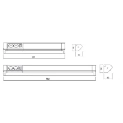 LED-työpistevalaisin LED Energie pistorasialla 10W IP20