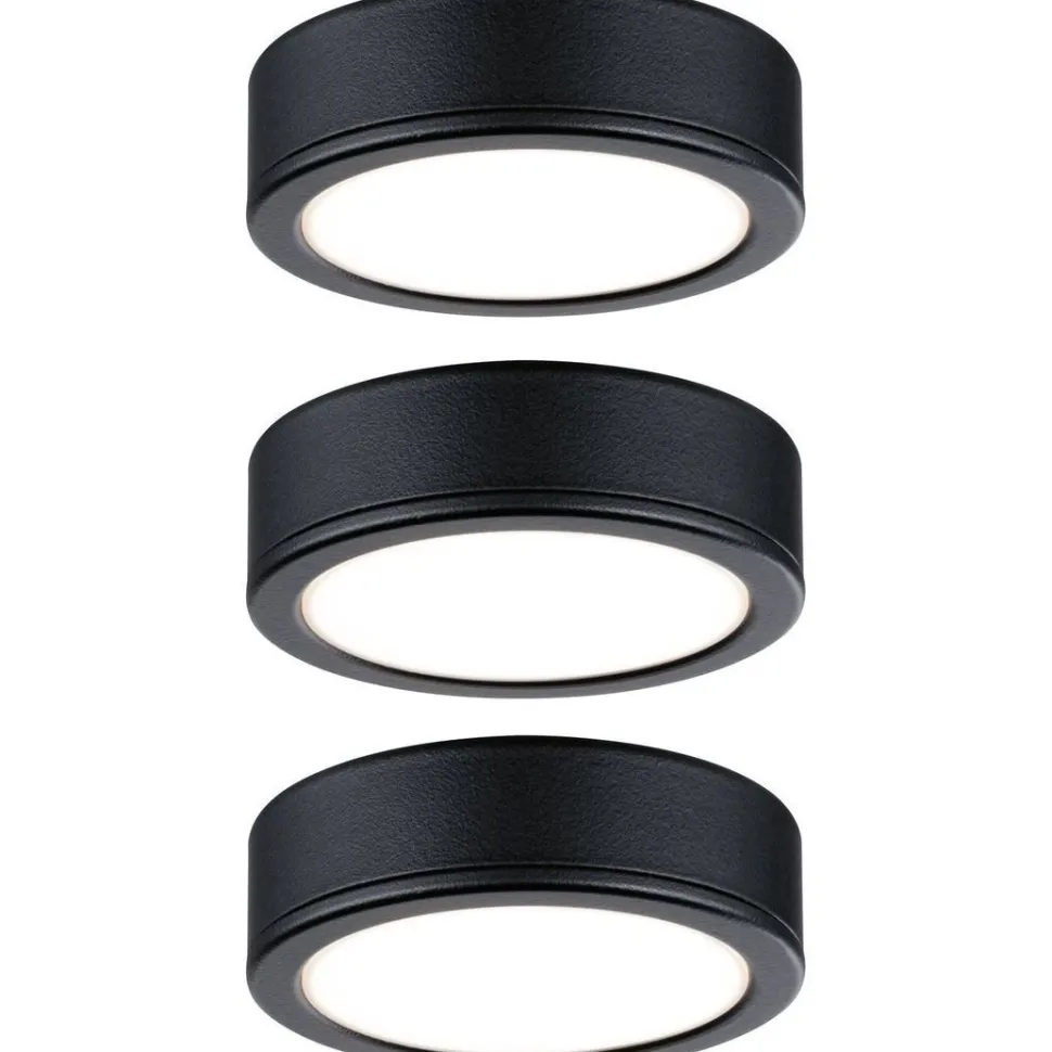 LED-työpistevalaisin Paulmann Pukk, 3kpl, 3.5W, 65mm, 210lm, valkoinen