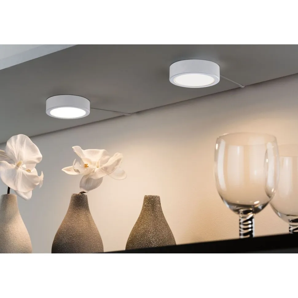 LED-työpistevalaisin Paulmann Pukk, 3kpl, 3.5W, 65mm, 210lm, valkoinen