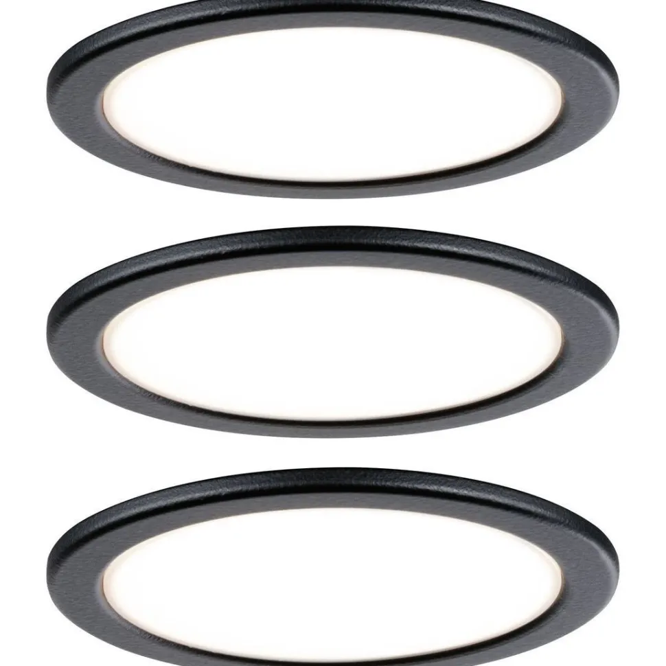 LED-työpistevalaisin Paulmann Pukk, 3kpl, 3.5W, 65mm, 210lm, valkoinen