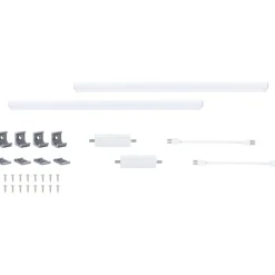 LED-työpistevalaisin jatkosarja Paulmann Inline 350x26mm 2700-6500K 4W 350lm liiketunnistin mattavalkoinen, 2kpl/pkt