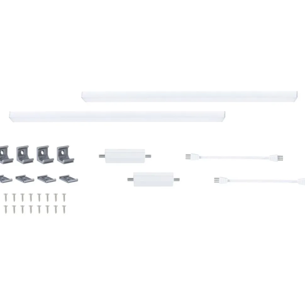 LED-työpistevalaisin jatkosarja Paulmann Inline 350x26mm 2700-6500K 4W 350lm liiketunnistin mattavalkoinen, 2kpl/pkt