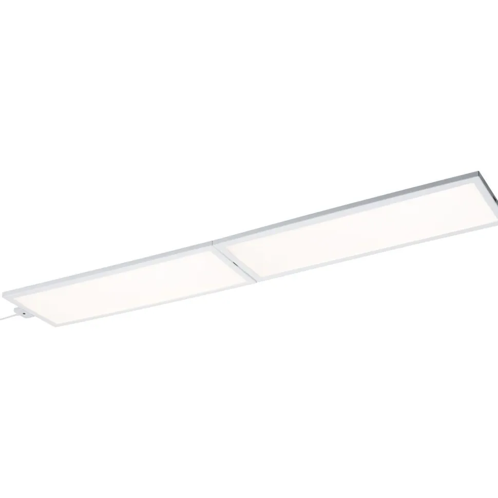 LED-työpistevalaisin Paulmann Ace, 30x10cm, 520lm, 2700K, himmennettävä, valkoinen