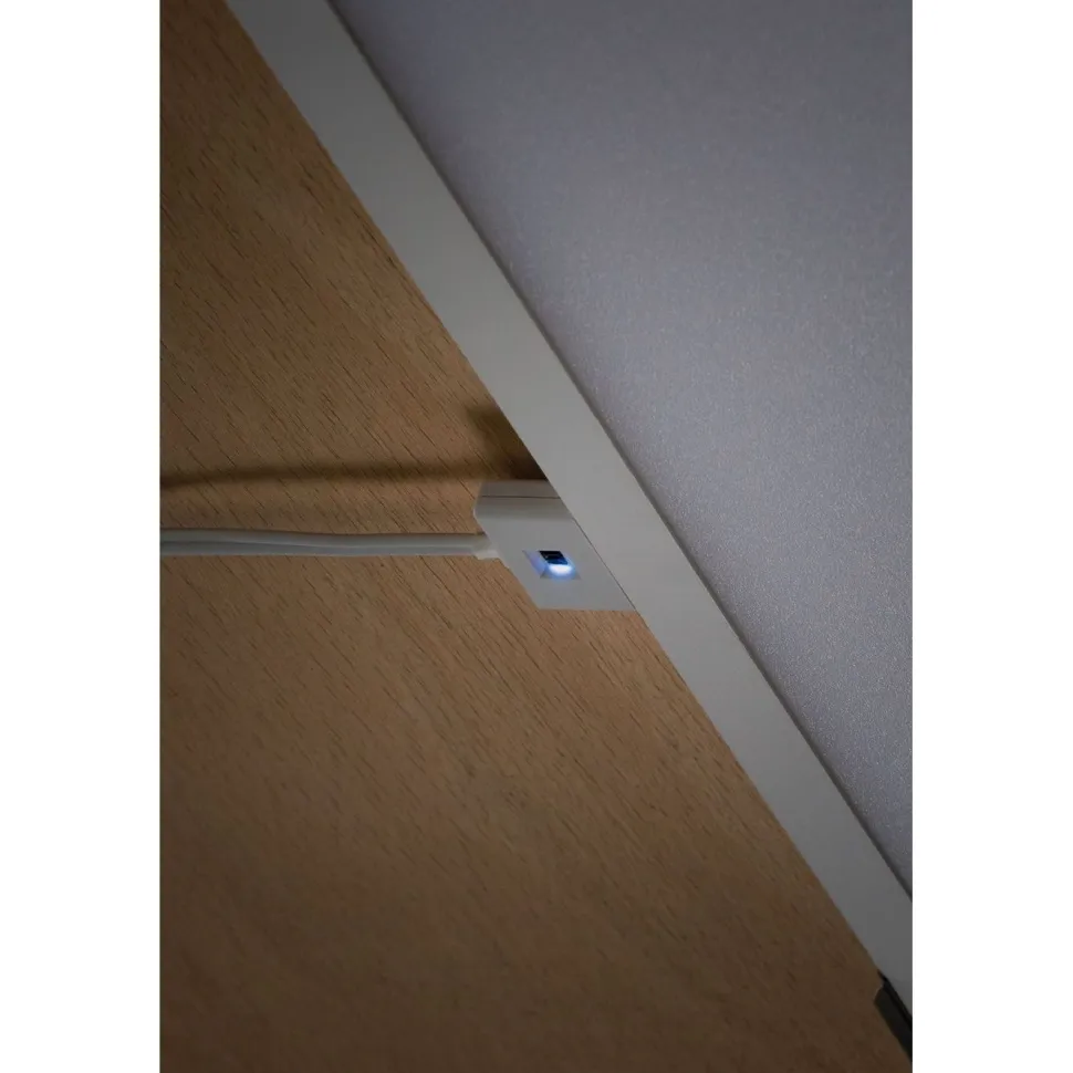 LED-työpistevalaisin Paulmann Ace, 30x10cm, 520lm, 2700K, liitosjohdolla ja muuntajalla, himmennettävä, valkoinen