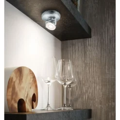 LED-työpistevalaisin Paulmann Batterie Rotate, 92mm, 66lm, 3000K, himmennettävä, mattakromi