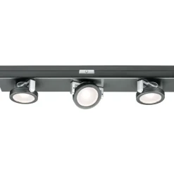 LED-työpistevalaisin Paulmann Batterie Rotate, 31x6cm, 3x18lm, 3000K, himmennettävä, antrasiitti