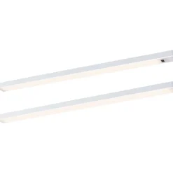 LED-työpistevalaisin Paulmann Inline 350x26mm 3000K 4W 350lm himmennettävä liiketunnistin aloitussarja mattakromi, 2kpl/pkt