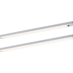 LED-työpistevalaisin Paulmann Inline 350x26mm 3000K 4W 350lm himmennettävä liiketunnistin aloitussarja mattakromi, 2kpl/pkt