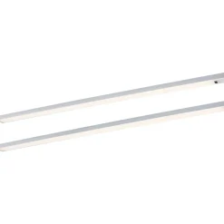 LED-työpistevalaisin Paulmann Inline 350x26mm 3000K 4W 350lm himmennettävä liiketunnistin aloitussarja mattakromi, 2kpl/pkt
