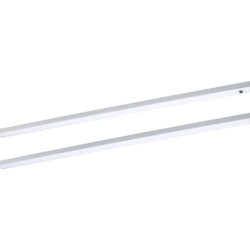 LED-työpistevalaisin Paulmann Inline 350x26mm 3000K 4W 350lm himmennettävä liiketunnistin aloitussarja mattakromi, 2kpl/pkt
