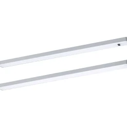 LED-työpistevalaisin Paulmann Inline 350x26mm 3000K 4W 350lm himmennettävä liiketunnistin aloitussarja mattakromi, 2kpl/pkt