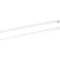 LED-työpistevalaisin Paulmann Inline 350x26mm 3000K 4W 350lm himmennettävä liiketunnistin aloitussarja mattakromi, 2kpl/pkt