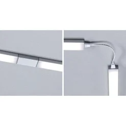 LED-työpistevalaisin Paulmann Inline 350x26mm 3000K 4W 350lm himmennettävä liiketunnistin aloitussarja mattakromi, 2kpl/pkt