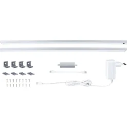 LED-työpistevalaisin Paulmann Inline 350x26mm 2700-6500K 4W 350lm liiketunnistin aloitussarja mattavalkoinen, 2kpl/pkt