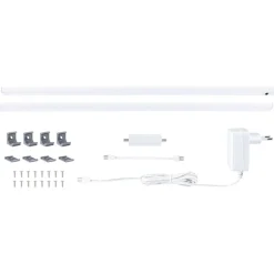 LED-työpistevalaisin Paulmann Inline 350x26mm 2700-6500K 4W 350lm liiketunnistin aloitussarja mattavalkoinen, 2kpl/pkt