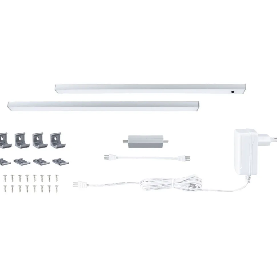 LED-työpistevalaisin Paulmann Inline 350x26mm 2700-6500K 4W 350lm liiketunnistin aloitussarja mattavalkoinen, 2kpl/pkt