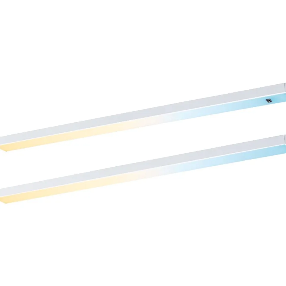 LED-työpistevalaisin Paulmann Inline 350x26mm 2700-6500K 4W 350lm liiketunnistin aloitussarja mattavalkoinen, 2kpl/pkt