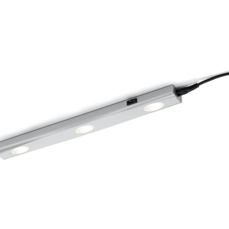 LED-työpistevalaisin 3W 270lm 3000K 400x40x20 mm harmaa