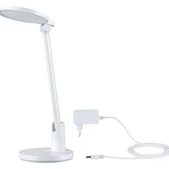 LED-työpöytävalaisin Paulmann Darba, 42.5cm, 4000K, 1150lm, 15W, mattavalkoinen