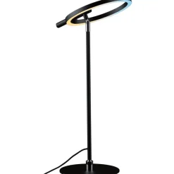 LED-työpöytävalaisin Paulmann Odila, 48.5cm, 650lm, 10.4W, säädettävä värilämpötila, mattamusta/kromi