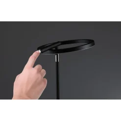 LED-työpöytävalaisin Paulmann Odila, 48.5cm, 650lm, 10.4W, säädettävä värilämpötila, mattamusta/kromi