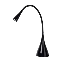 LED-työpöytävalaisin Lucide Zozy Ø11,5x70cm 3W himmennettävä musta