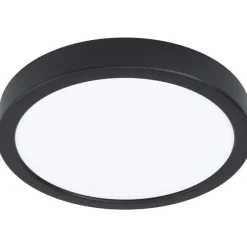 LED-ulkokattovalaisin Eglo Argolis 2, Ø28.5cm, musta