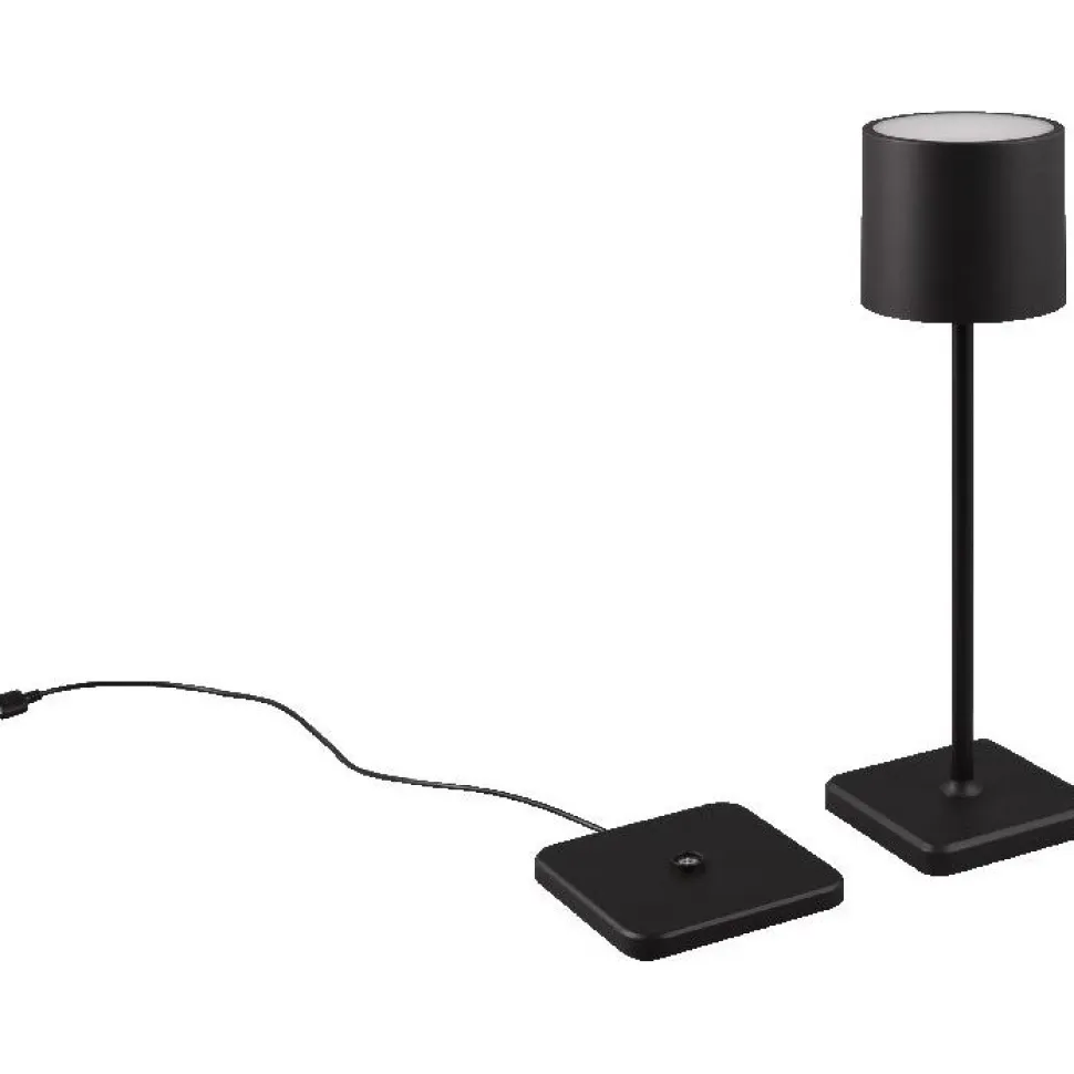 LED-ulkopöytävalaisin Trio Fernandez, ladattava